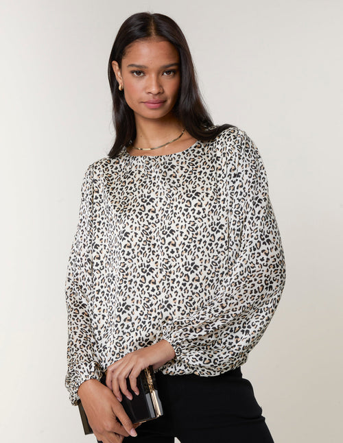Leopard Print Blouse