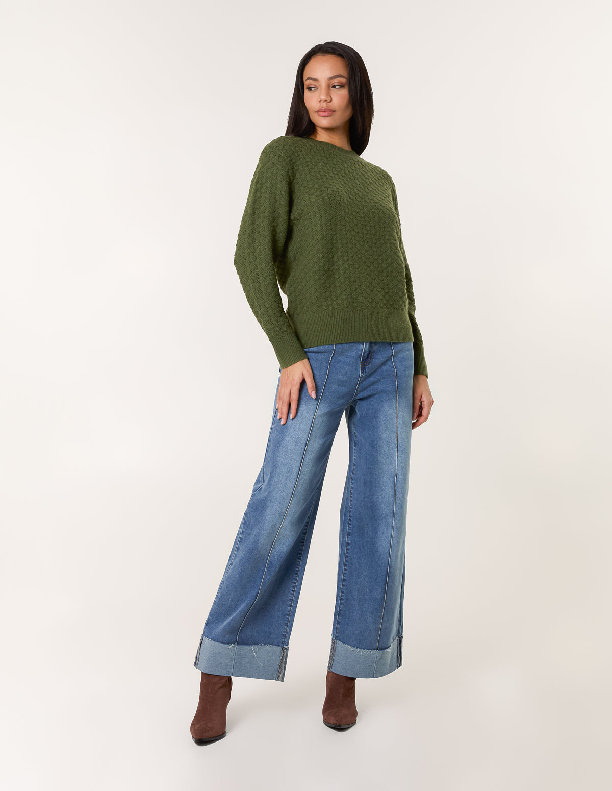 Textured Knit Jumper