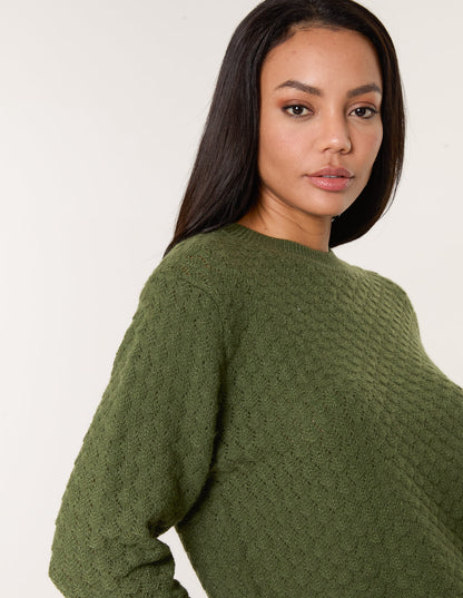 Textured Knit Jumper