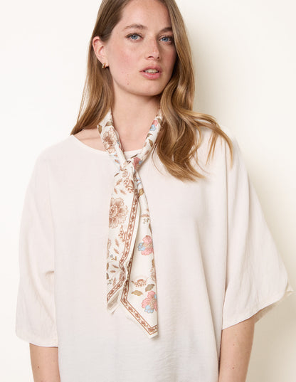 Scarf Viscose Top
