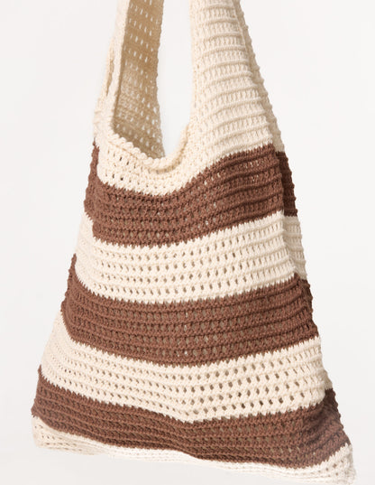 Crochet Stripe Bag