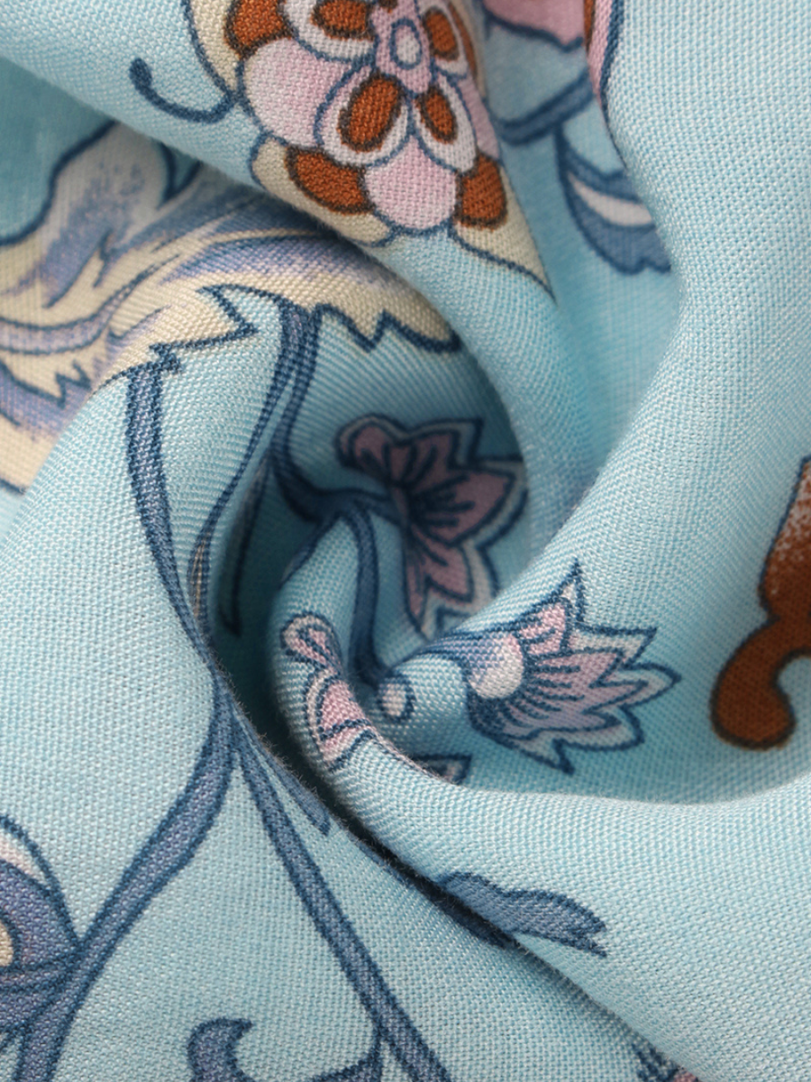 RINA BOHO DRESS - BLUE