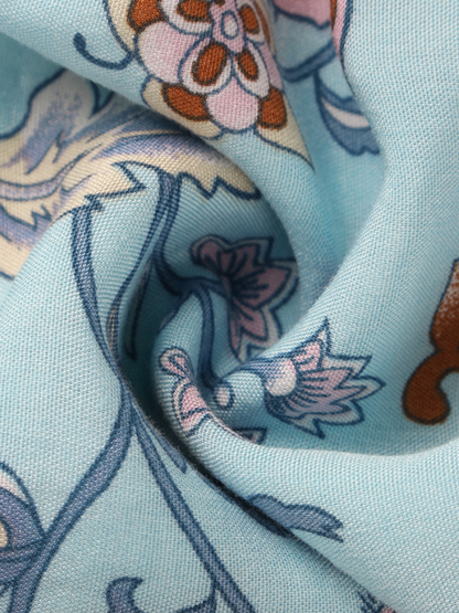 RINA BOHO DRESS - BLUE