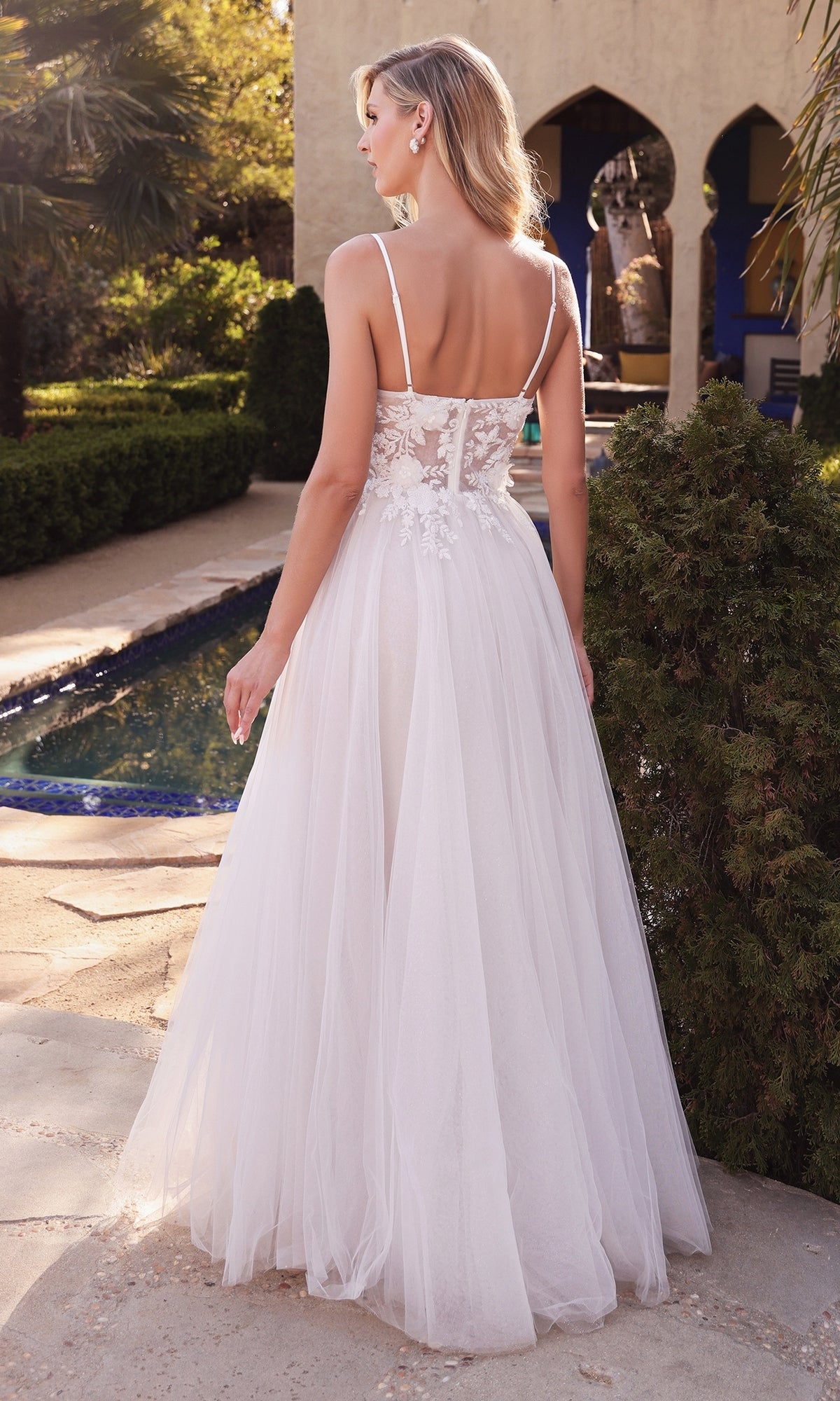 Long Formal Dress CB072W by Ladivine