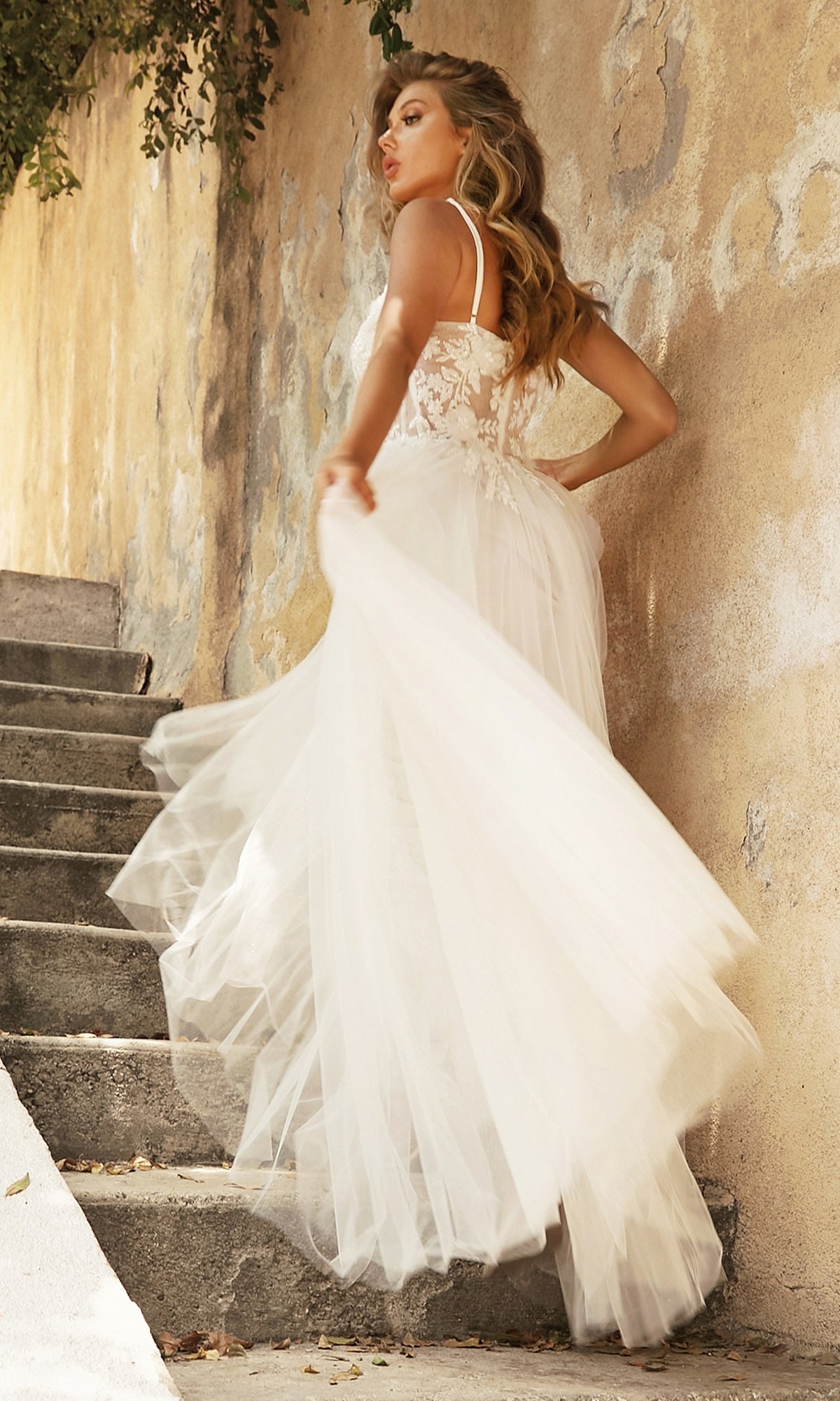 Long Formal Dress CB072W by Ladivine