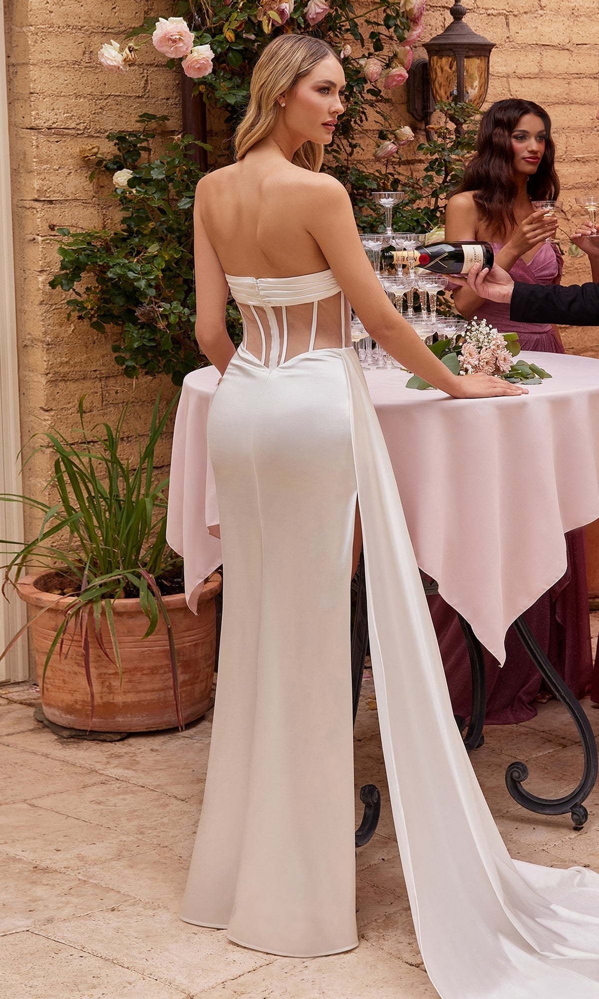 Long Formal Dress CD269W by Ladivine