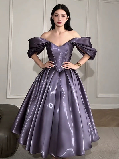 Beautiful Ball Gown Off The Shoulder With Ruffles For High Schools Teens Prom Dresses Graduation Dress N1682