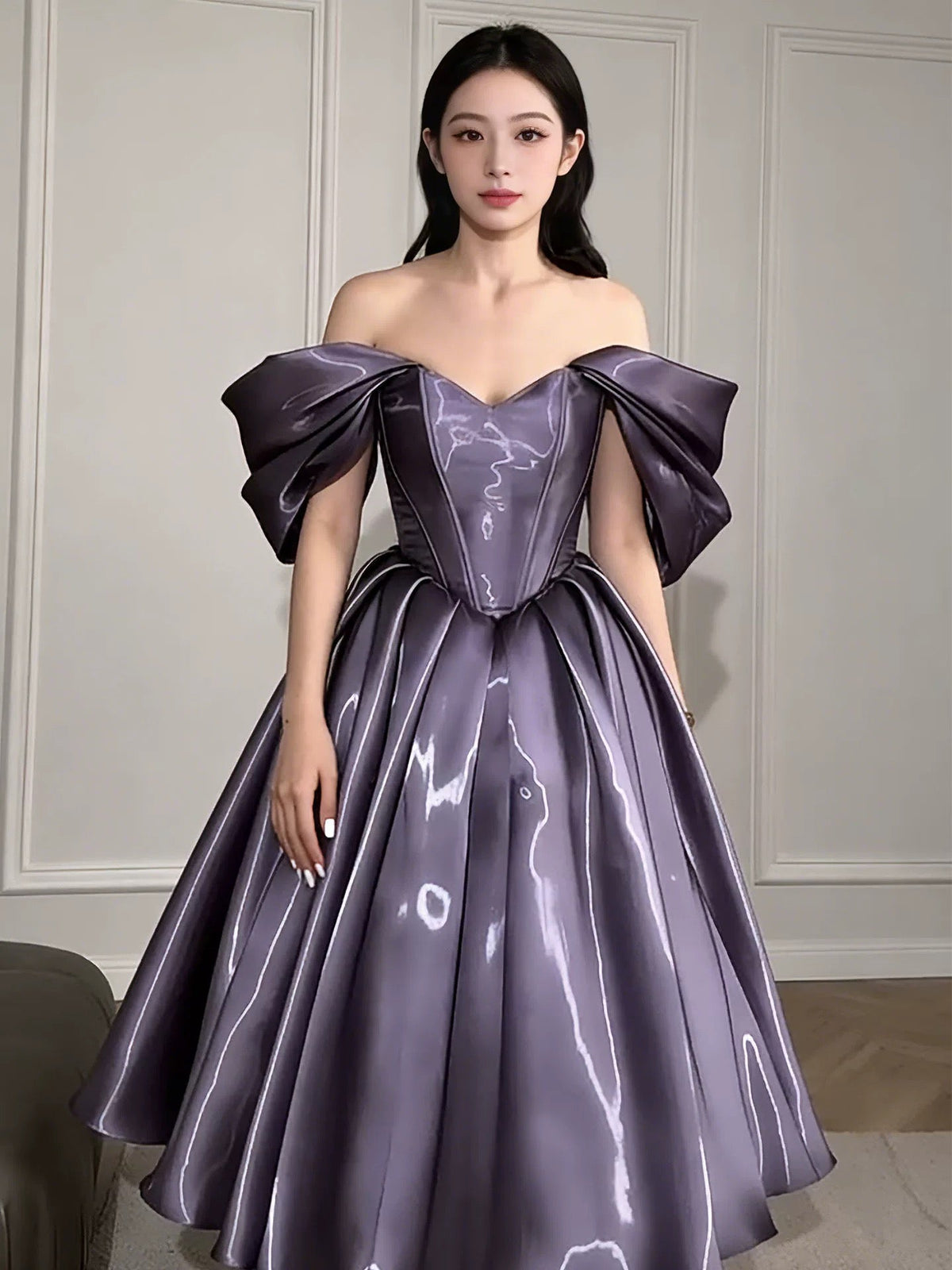 Beautiful Ball Gown Off The Shoulder With Ruffles For High Schools Teens Prom Dresses Graduation Dress N1682
