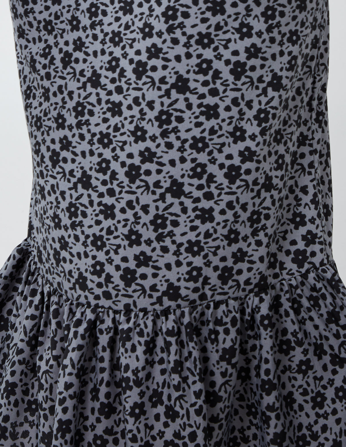 Floral Tiered Midi Skirt