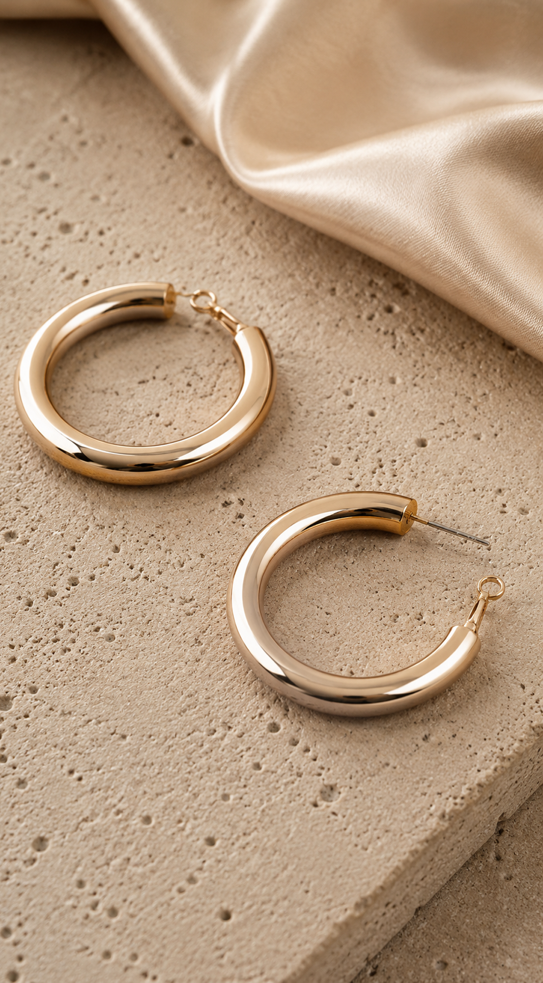 Nova Luxe Hoop Earrings – Gold