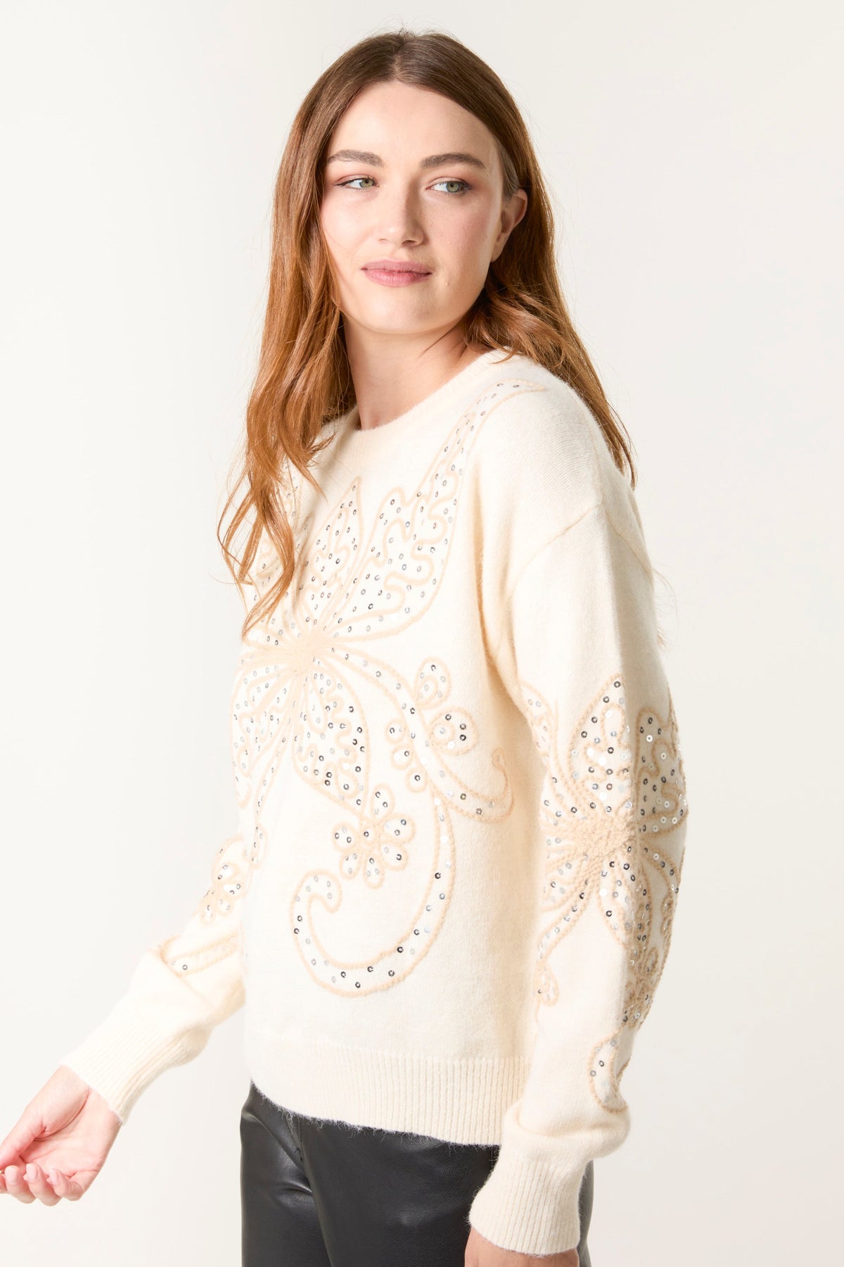 Butterfly Embroidered Jumper