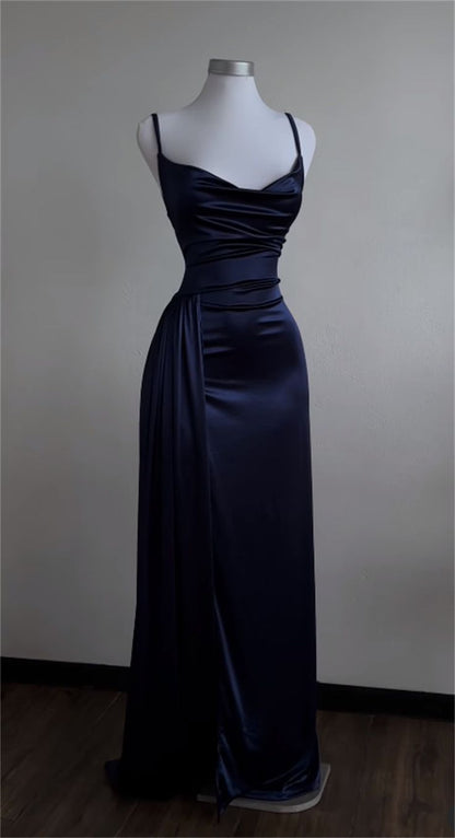 Backless Sleeveless Long Prom Dress Women Summer Lace Up Swinging Collar Party Club Evening Dresses AB1917