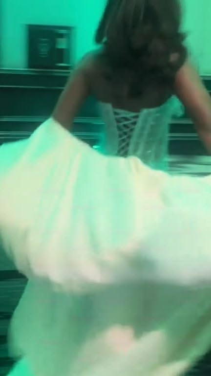 Pretty Mint Strapless Corset Mermaid Beaded Long Prom Dress with Slit N2113