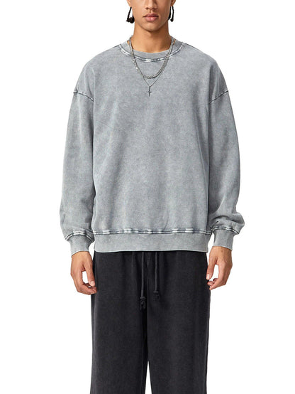 Bodega Ice Snow Washed Oversized Sweatshirt