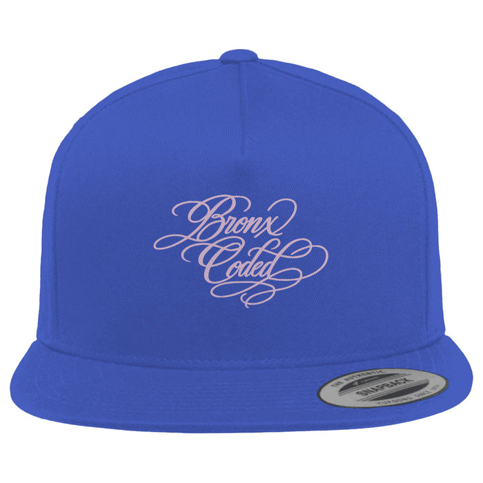 Bronx Coded 5-Panel Cotton Twill Snapback Cap by Bronx Native