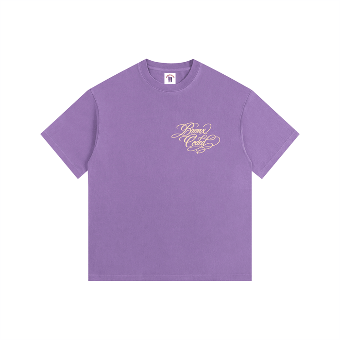 Bronx Coded Vintage Washed Oversized Cotton T-Shirt by Bronx Native for New York summer