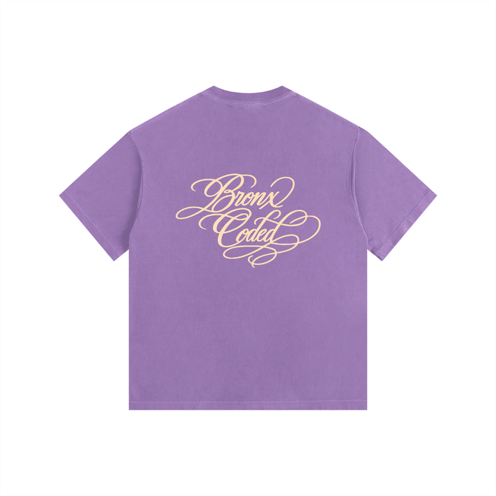 Bronx Coded Vintage Washed Oversized Cotton T-Shirt by Bronx Native for New York summer