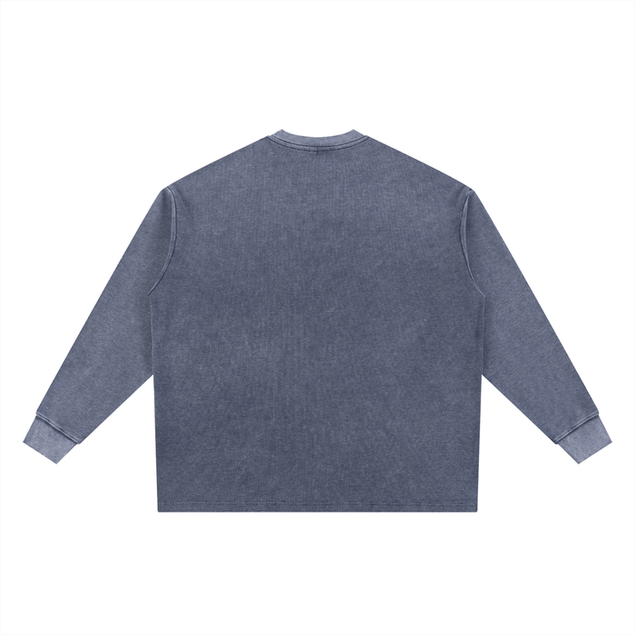 BRONX Mineral Wash Waffle Oversized T-Shirt by Bronx Native for New York summer