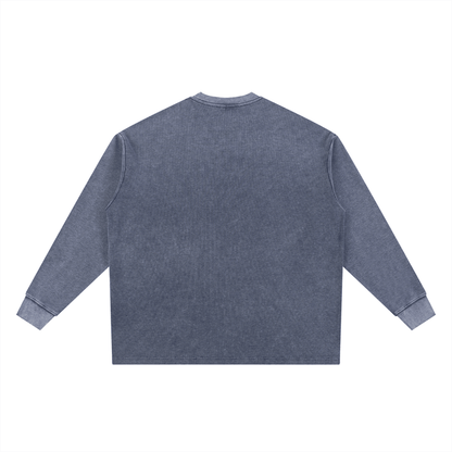 BRONX Mineral Wash Waffle Oversized T-Shirt by Bronx Native for New York summer