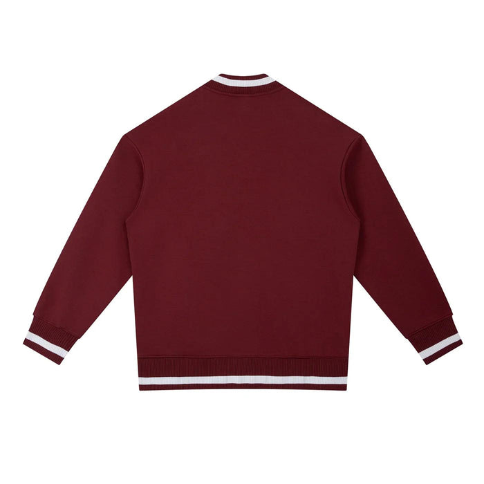 Bronx Native Classy Contrast Piping Zip Bomber Jacket by Bronx Native