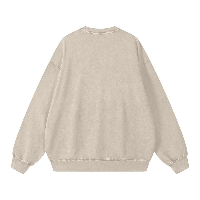 Bronx Pidgeon Snow Washed Oversized Sweatshirt by Bronx Native