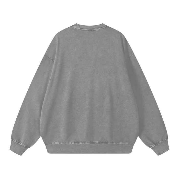 Bronx Pidgeon Snow Washed Oversized Sweatshirt by Bronx Native