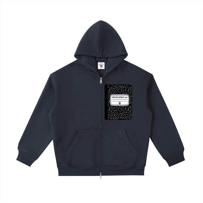 Bronx Spring 96' Notebook Essential Heavyweight Pocket Hoodie by Bronx Native for New York summer