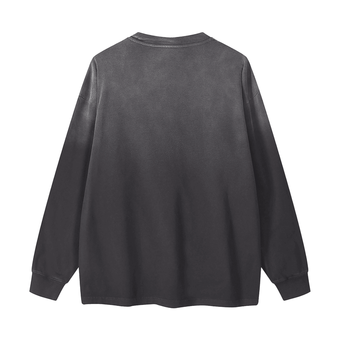 Bronx Spring 96' Notebook Gradient Washed Long Sleeve T-Shirt by Bronx Native for New York summer