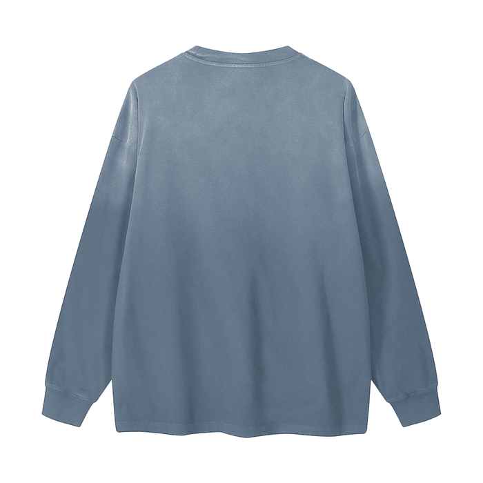 Bronx Spring 96' Notebook Gradient Washed Long Sleeve T-Shirt by Bronx Native for New York summer