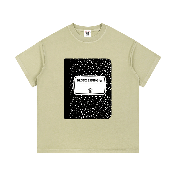 Bronx Spring Composition Notebook Vintage Wash Cotton T-Shirt by Bronx Native for New York summer