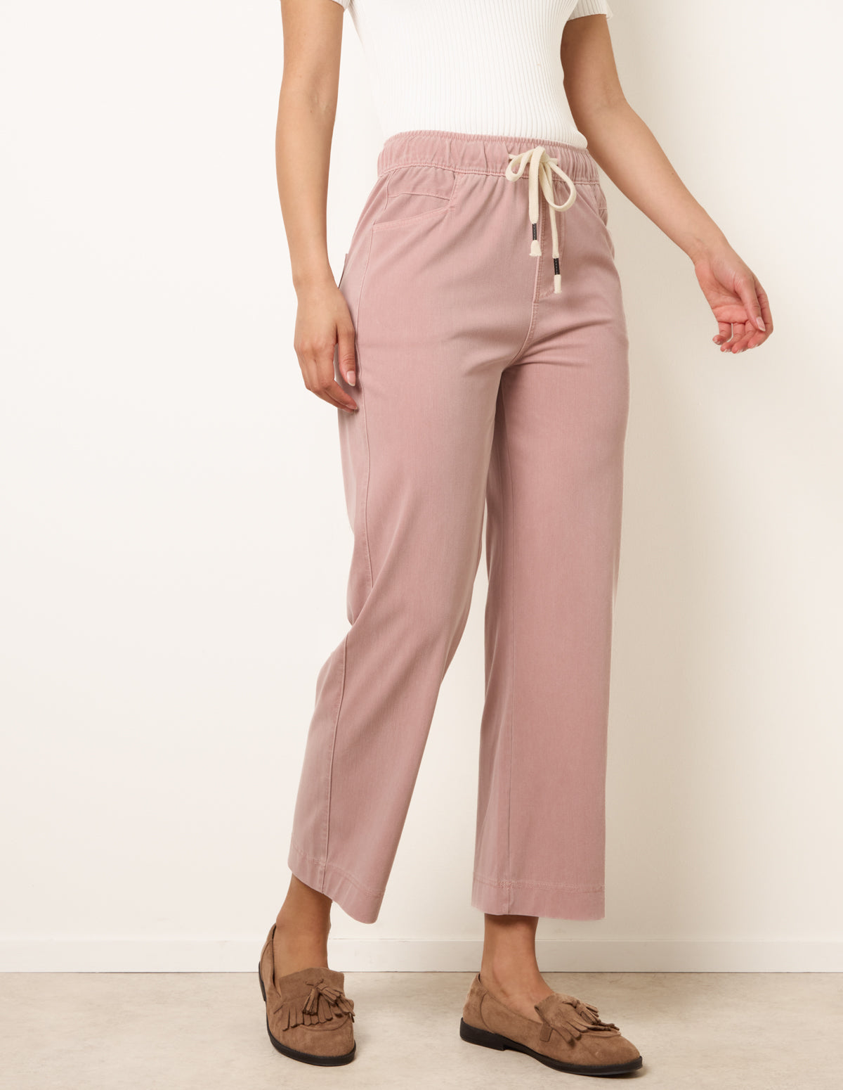 Elasticated Waist Trouser With Drawstring