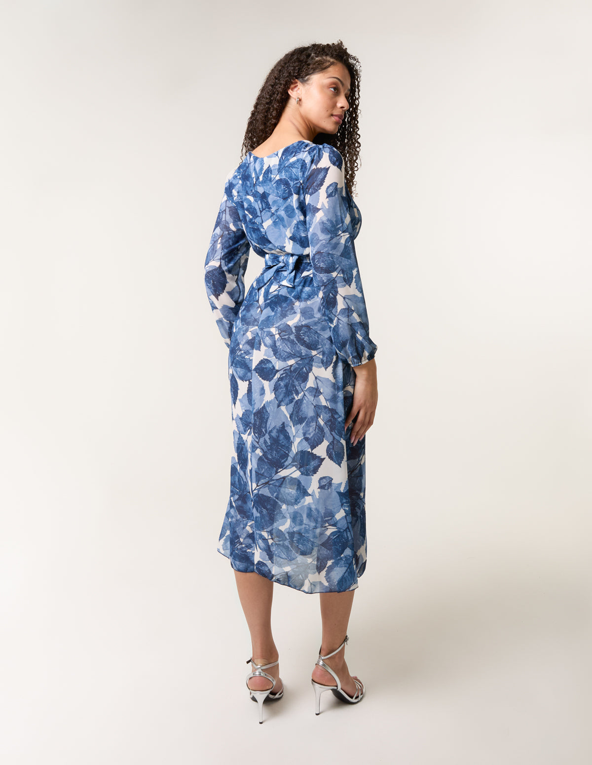 Ring Belt Print Dress