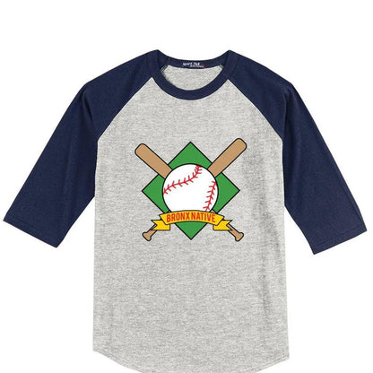 BXN Youth Baseball Raglan Colorblock Jersey