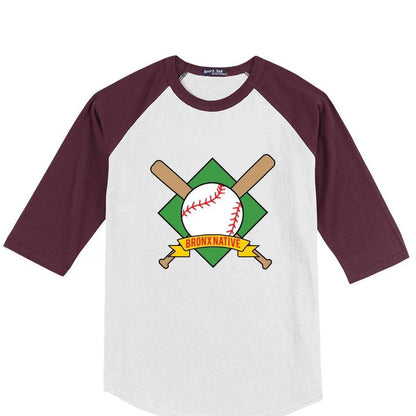 BXN Youth Baseball Raglan Colorblock Jersey