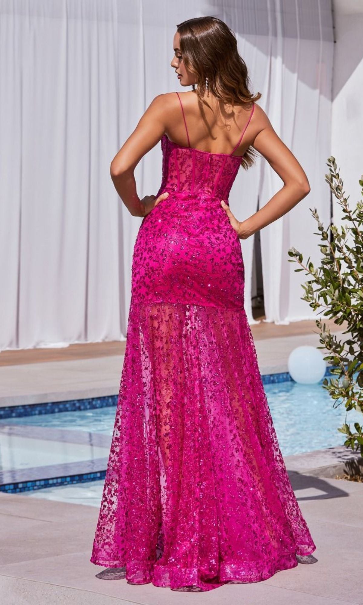 Ladivine Long Formal Dress c155