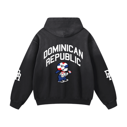 Capitaleña Heavyweight Sunfade Oversized Hoodie