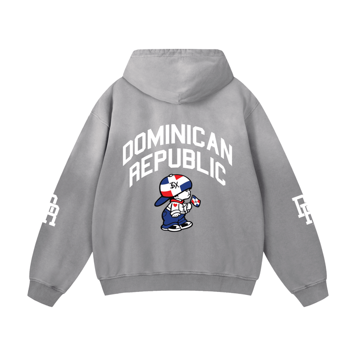 Capitaleño DR Lim. Ed. Heavyweight Sunfade Oversized Hoodie by Bronx Native, Summer 2026 hoodies with BX pride and New York streetwear energy