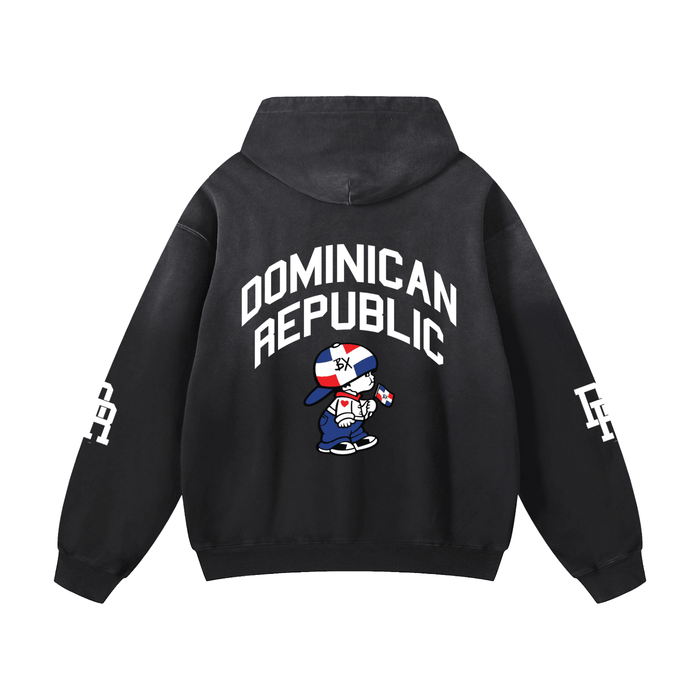 Capitaleño DR Lim. Ed. Heavyweight Sunfade Oversized Hoodie by Bronx Native, Summer 2026 hoodies with BX pride and New York streetwear energy