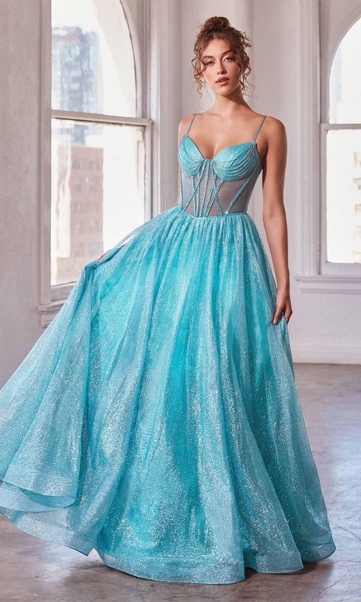 Formal Long Dress CD832 By Ladivine