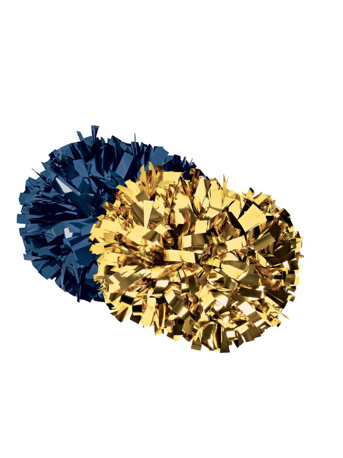 Cheer 6" Metallic Pom