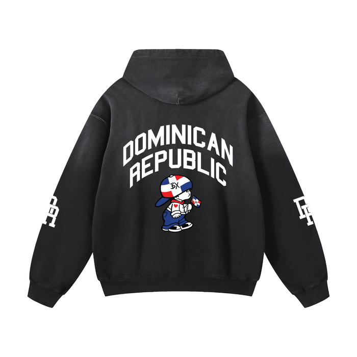 Cibaeña Heavyweight Sunfade Oversized Hoodie
