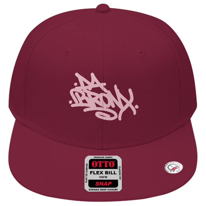 Da Bronx 6 Panel Snapback With Grey Undervisor [Embroidered] by Bronx Native