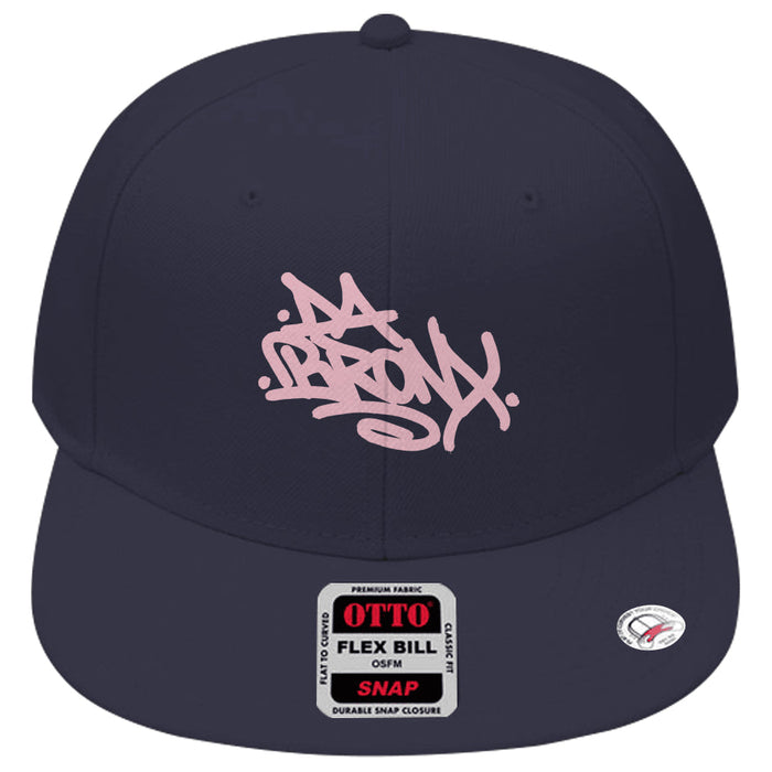 Da Bronx 6 Panel Snapback With Grey Undervisor [Embroidered] by Bronx Native