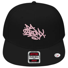 Da Bronx 6 Panel Snapback With Grey Undervisor [Embroidered] by Bronx Native