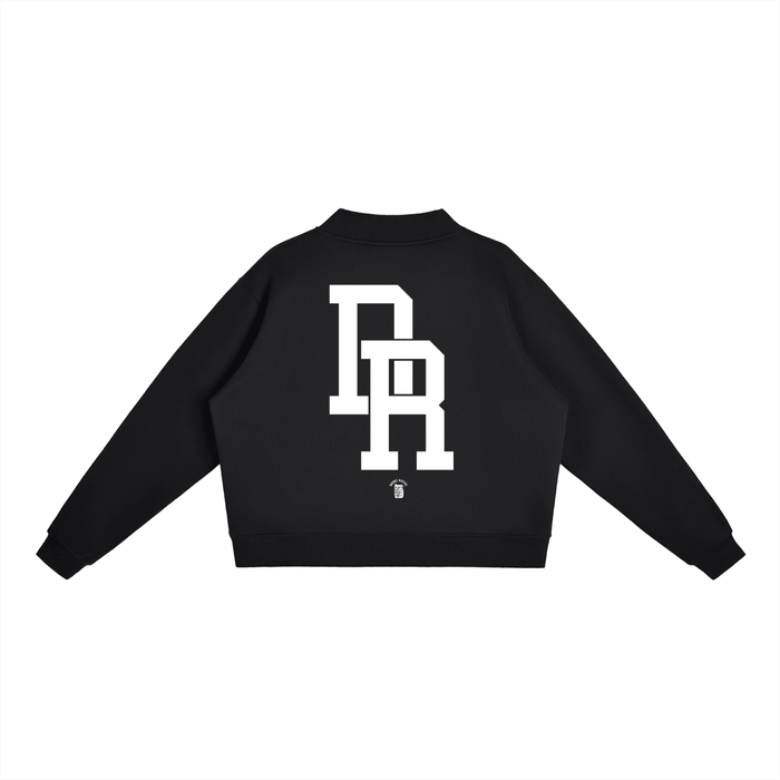 Dominican Republic Essential Fleece Mock-Neck Crew Sweatshirt