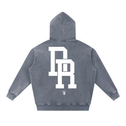 Dominican Republic 🇩🇴 Snow Wash Fleece Oversize Hoodie