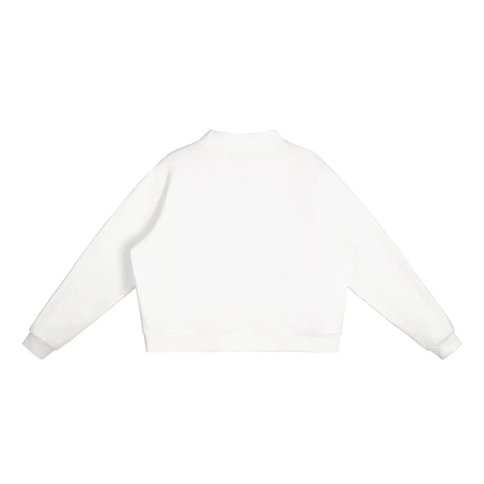 DR Flag Essential Fleece Mock-Neck Crew Sweatshirt (Dominican Pride)