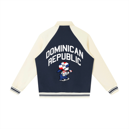 DR Independencde Contrast Raglan Sleeve Baseball Jacket