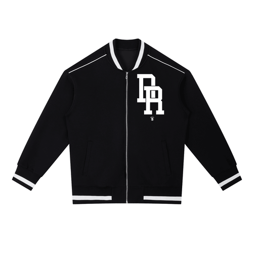 DR Independence Contrast Piping Zip Bomber Jacket by Bronx Native