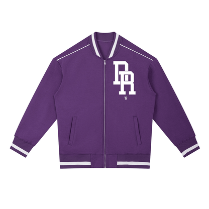 DR Independence Contrast Piping Zip Bomber Jacket by Bronx Native